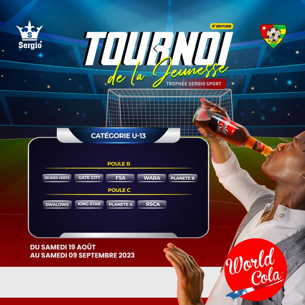 OfficielSergio's tweet photo. 5eme édition du Tournoi de la Jeunesse, Trophée @OfficielSergio 
Voici les combinaisons des tirages au sort des trois catégories U13, U15, et U17.
Bonne chance à toutes les équipes
@MinistereSports
@FtfTogolaise 
@CAF_Online 
@fifacom_fr https://t.co/Z7dEnJGkzs
