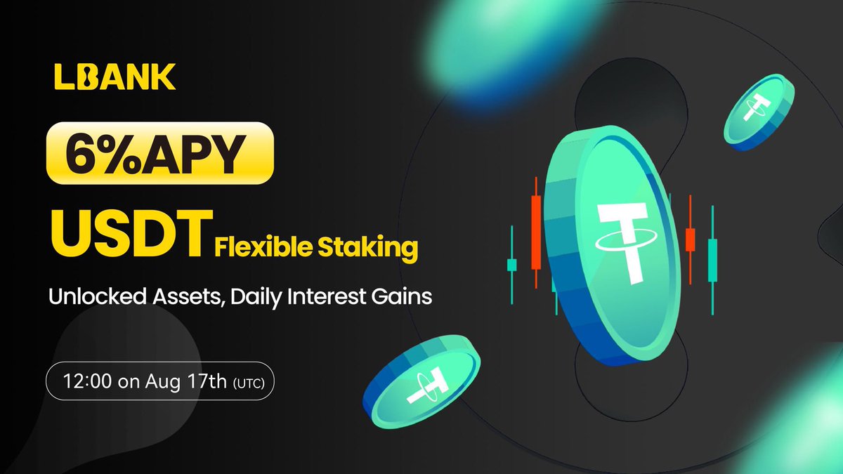 LBank_Exchange's tweet photo. 🚀 Exciting news! Introducing LBank's $USDT Flexible Staking with a remarkable 6% APY! 📈✨
🔗 Learn more about this lucrative opportunity and start earning rewards today: https://t.co/DgMxLcmbmH
#LBankStaking #Staking https://t.co/iW6VOb5EOb