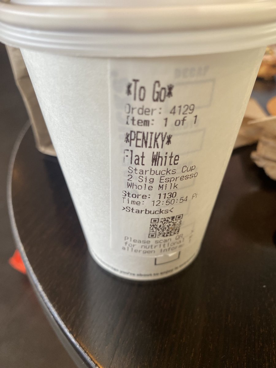 Perhaps it’s time to update my coffee cup name?