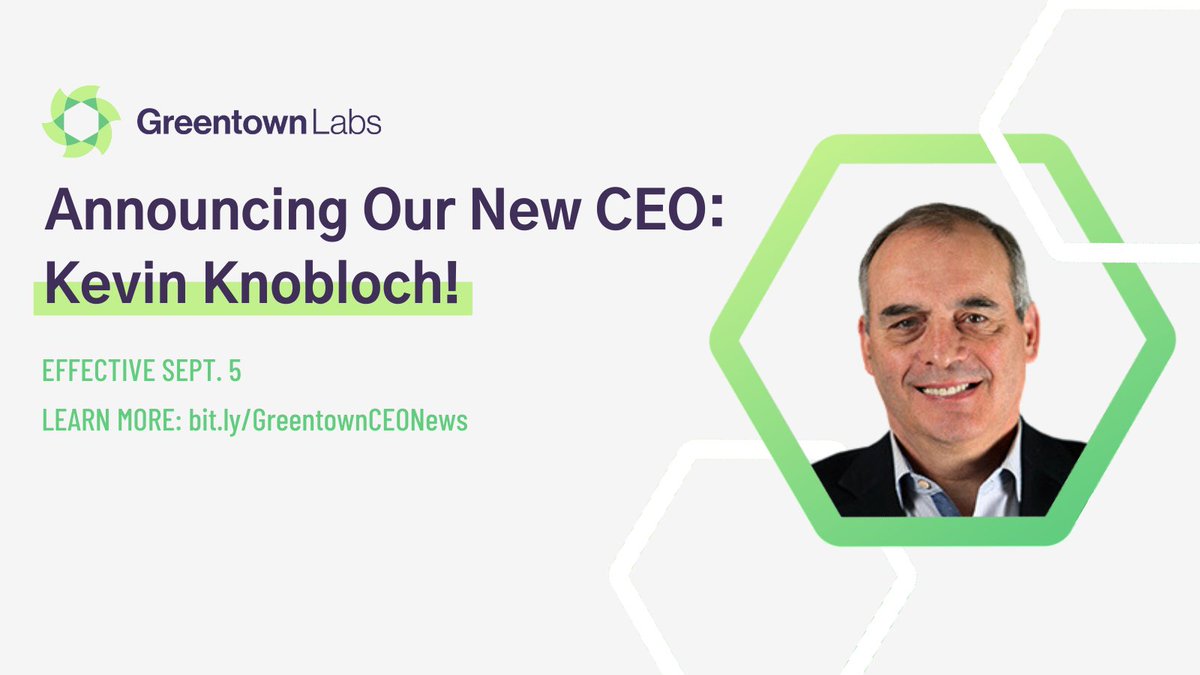 Greentown is thrilled to announce Kevin Knobloch as our new CEO! Knobloch brings 30+ years of experience leading mission-driven organizations to advance #climatetech, including at @ENERGY, @UCSUSA, + Knobloch Energy. Read more in @business: ow.ly/gG8c50PAk9g