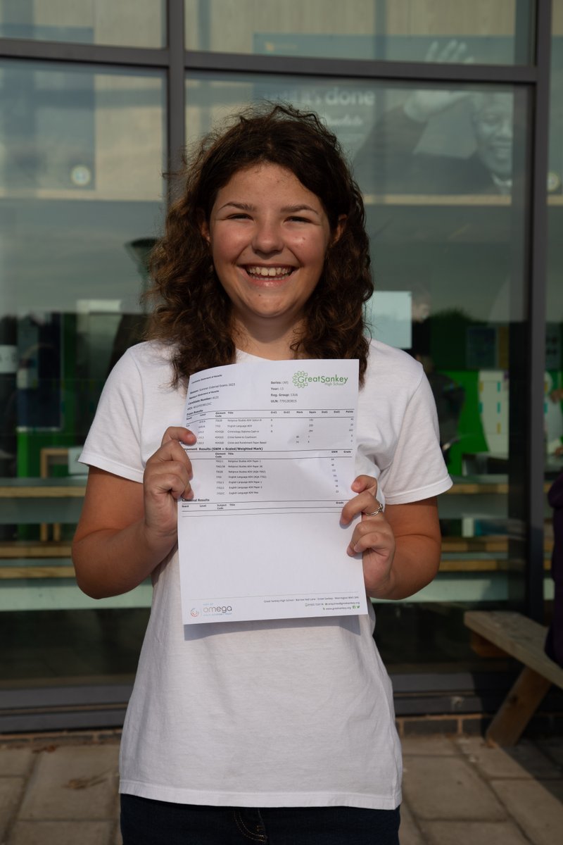 GreatSankeyHS's tweet image. Her two fantastic Bs in RS and Criminology will see Ella study Philosophy, Ethics and Religion at Bangor University!