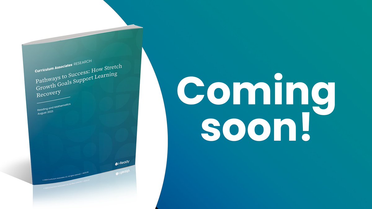 👀 What is #StretchGrowth and how does it support our students in recovering unfinished learning and reaching grade level?

Next week, we're releasing a report which shares the findings and shines some light on important strategies for accelerating student learning. Stay tuned!