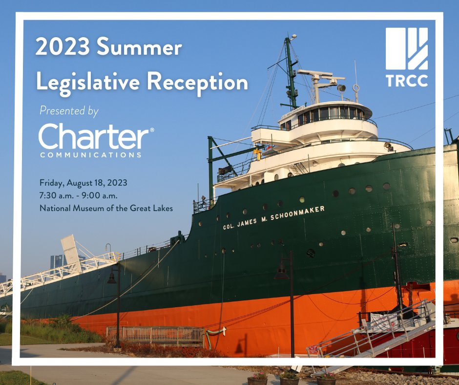 📢 Don't miss out on the chance to register for the 2023 Summer Legislative Reception at the National Museum of the Great Lakes tomorrow! Connect with elected officials from Lucas, Wood, and Fulton counties for a morning of networking. 

Register here: bit.ly/3sl5oED