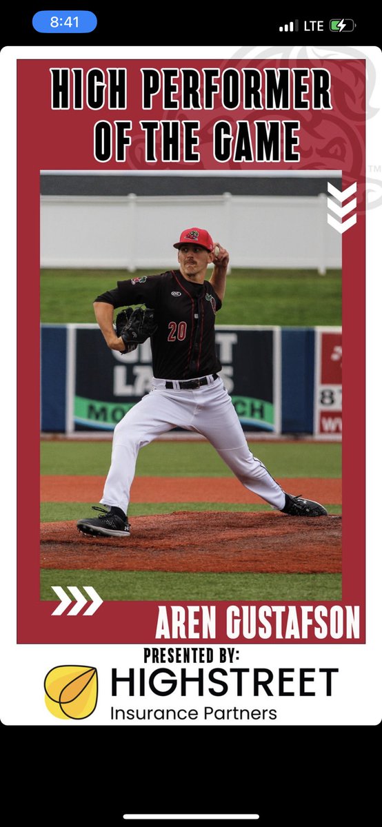 rockymauriello's tweet photo. What a freaking career for @aren_gustafson 
Sometimes you have to stop and recognize greatness. Epitome of consistency. Great person. Special player. Watching this kid was a privilege. 
TC needs a hall of fame just to induct this kid. https://t.co/8ZXBnc46Lw