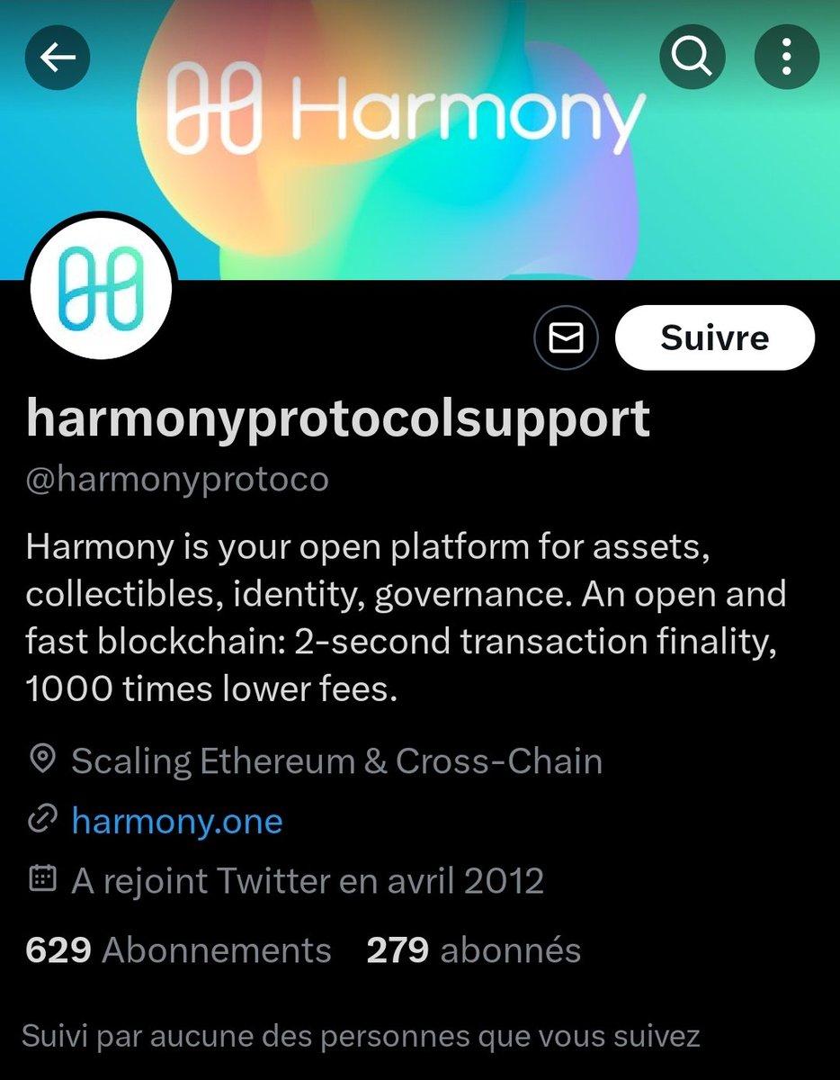 Be careful of this fake account. Please help and report it.
<a href="/harmonyprotocol/">Harmony 💙</a> <a href="/harmonauts_dao/">Harmonauts DAO 💙</a> <a href="/HOGtokenONE/">HOG</a> <a href="/DaoHarmony/">Harmony Validator DAO.one 💙</a>