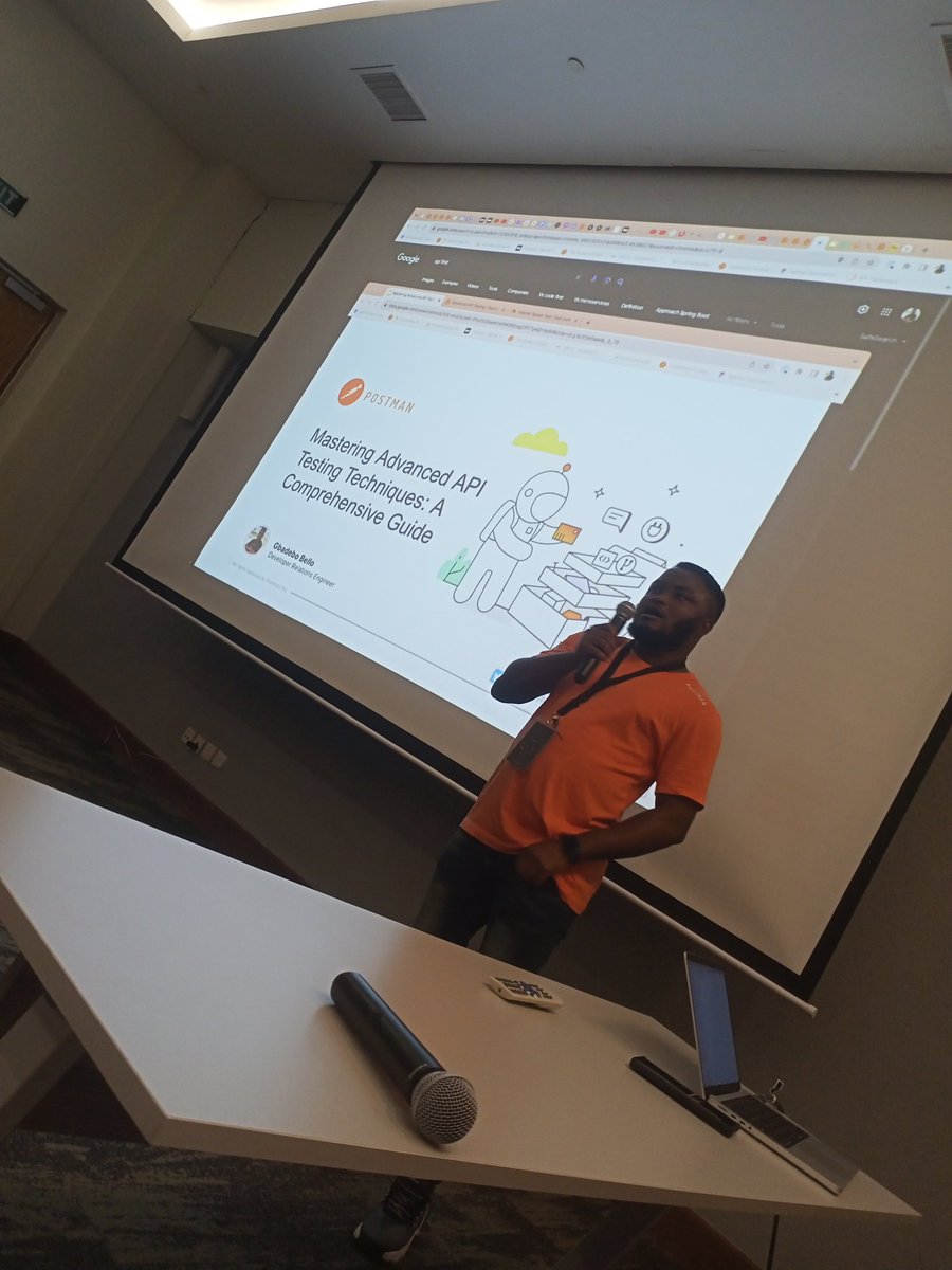AndrewNderitu__'s tweet image. API Testing with @Gbahdeyboh Making the most out of Postman testing techniques 🔥
#APIFest #APIFestivalKE #Apifest