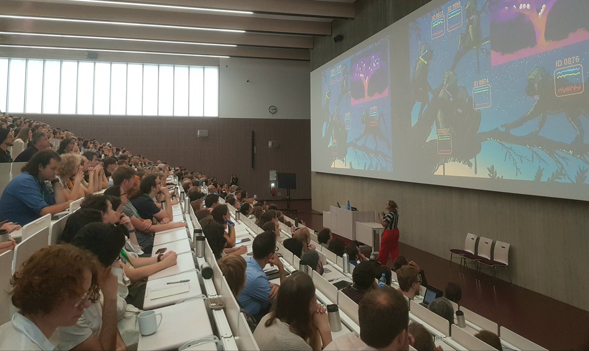 Behaviour 2023 (@2023behaviour) on Twitter photo Fantastic plenary talk by <a href="/MegCrofoot/">Meg Crofoot</a> on sleep as a social behaviour in baboons 🐒 #Behaviour2023 Fantastic plenary talk by <a href="/MegCrofoot/">Meg Crofoot</a> on sleep as a social behaviour in baboons 🐒 #Behaviour2023