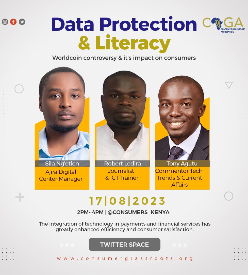 MisAnny07's tweet image. #Everyone should be willing to share and #createawareness with people around them, issues to do with #dataprotection, If everyone is informed then we will make good choices as far as our data is concerned. #worldcoincontroversy @Consumers_Kenya