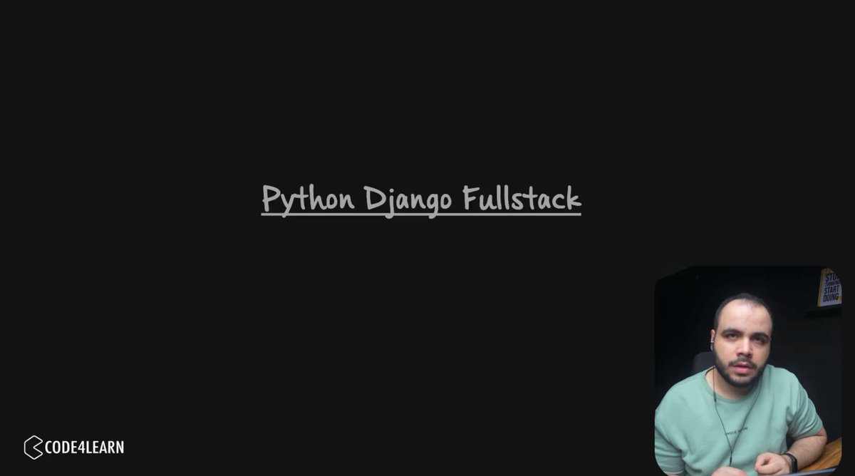 Code4Learn's tweet image. لينك لاول محاضره لمعسكر Python Django Fullstack اللي بدا امس ، المحاضره فيها كل تفاصيل الكورس واجابات علي كل اسئله المشتركين
متبقي ٥ افراد في المجموعه وما زال الخصم متاح ابعتلنا رساله للاشتراك او لاي استفسارات
وبالتوفيق
drive.google.com/file/d/13UJD7J…
#Code4Learn
