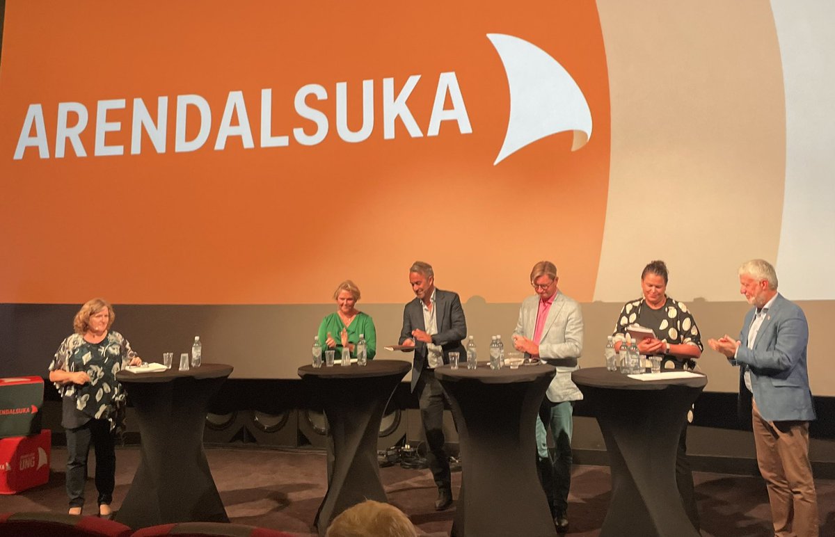 - Å være med å bygge global tillit er den beste investeringen for vårt lille land, <a href="/AnneBeathe_/">Anne Beathe Tvinnereim</a> #arendalsuka2023