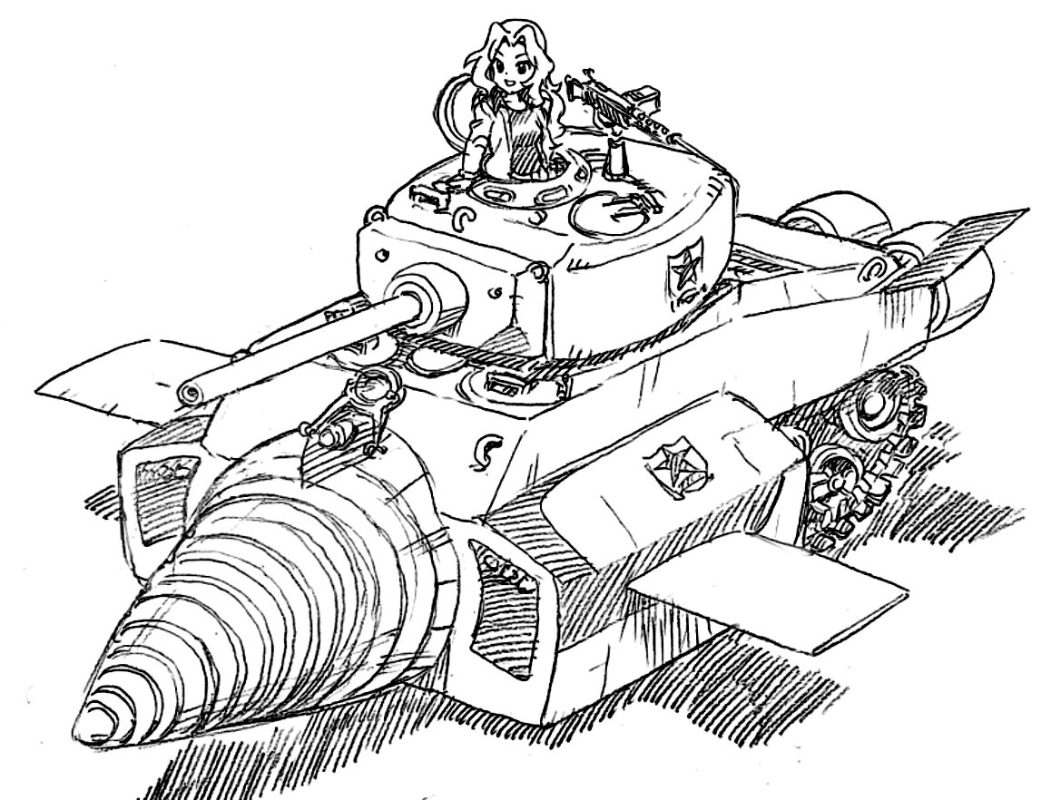 シャーマン!
シャーマン!
シャーマン!
シャーマン!

(地球防衛軍の自衛隊シャーマン)
(地球防衛軍で地中に飲まれる自衛隊シャーマン)
(ダックビル付きシャーマン)
(戦闘機対戦車の、シャーマンにしか見えないパンター戦車) https://t.co/zBm2HPkqJx 