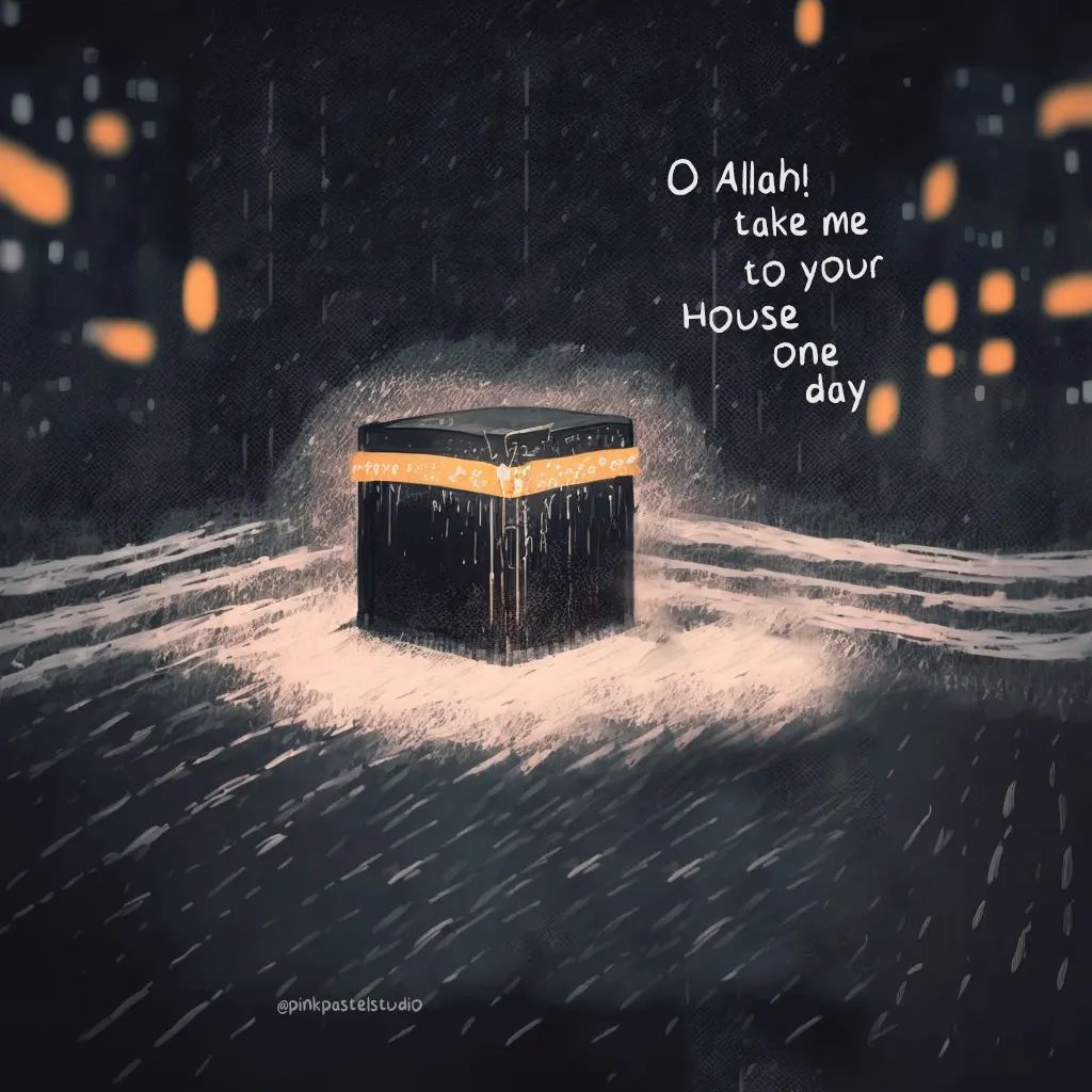 Ya Allah take me to your house one day. 😭