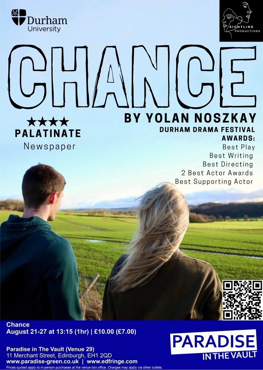 Our Young Writer, Yolan Noszkay is taking <a href="/edfringe/">Edinburgh Festival Fringe</a> by storm!

Their new play 'Chance' follows Aaron, who's just been excluded from mainstream school and is being sent back to Sunnyside Pupil Referral Unit, a school for kids who've been excluded for disruptive behaviour.