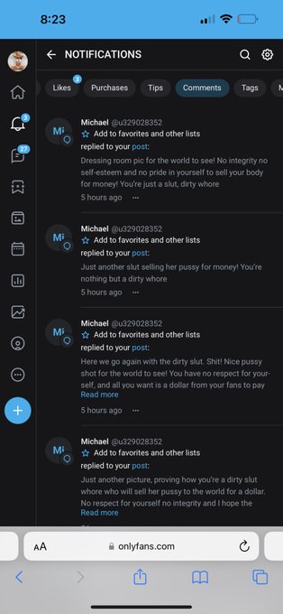 Ladies beware of this psycho. He got scammed by a fake account of me and now harasses me on every social