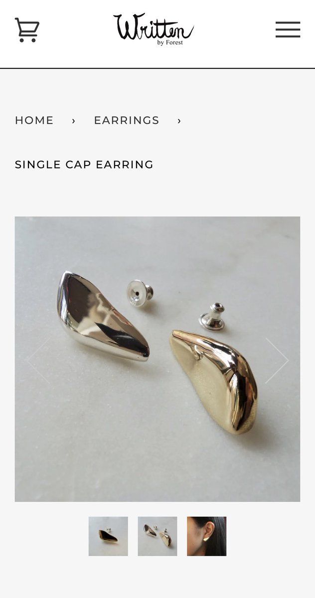アクセサリー CAP EARRING / FARIS