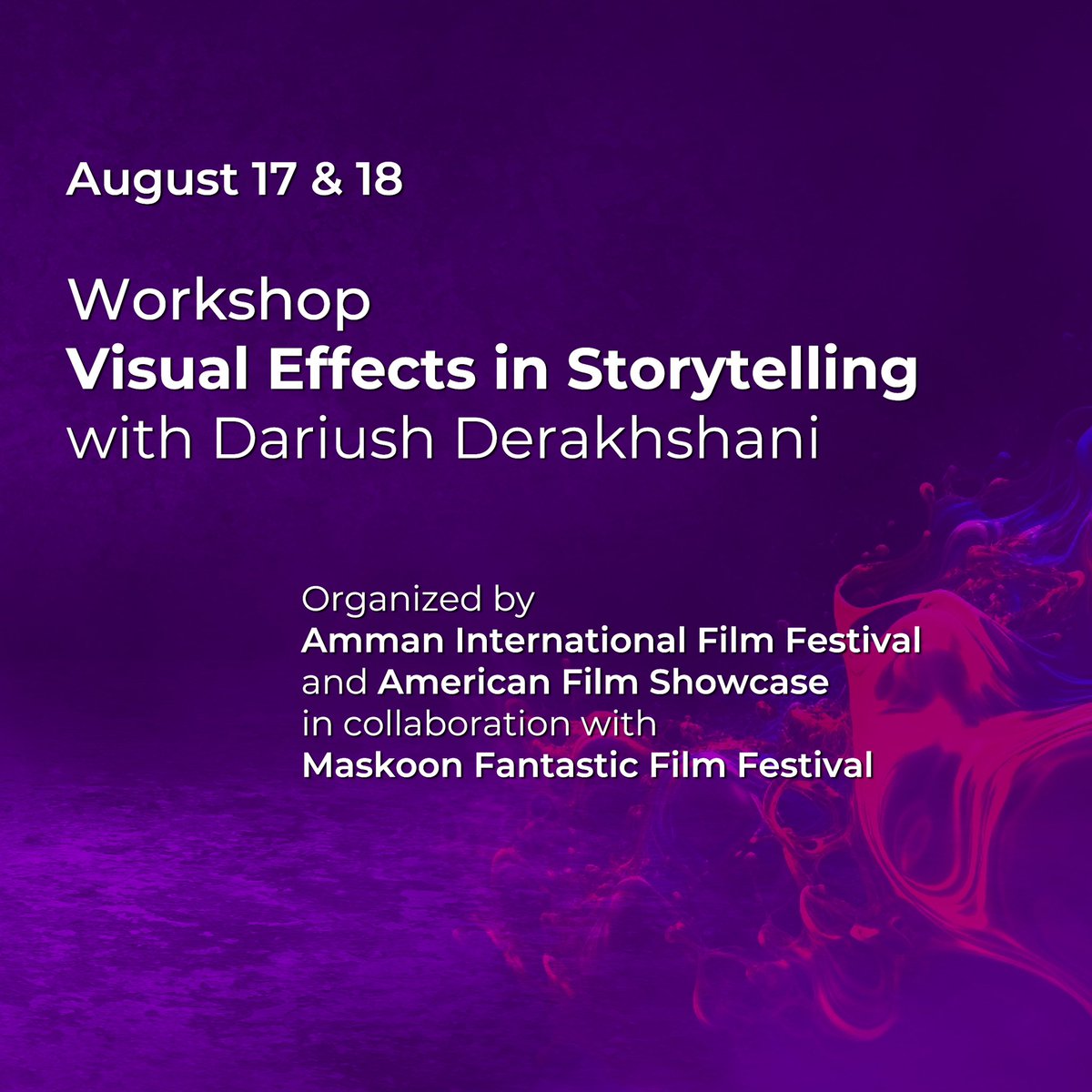 MaskoonFFFest's tweet image. It’s a first and we are definitely excited about it! 

#MaskoonFantasticFilmFestival proudly collaborates with @AmmanFilm in its 4th edition.

On the menu:
A #MaskoonFFF Award, Panel and Workshop. Swipe for more! 

Stay tuned for our live coverage all the way from #Amman