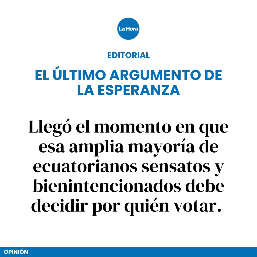 La Hora Ecuador tweet media