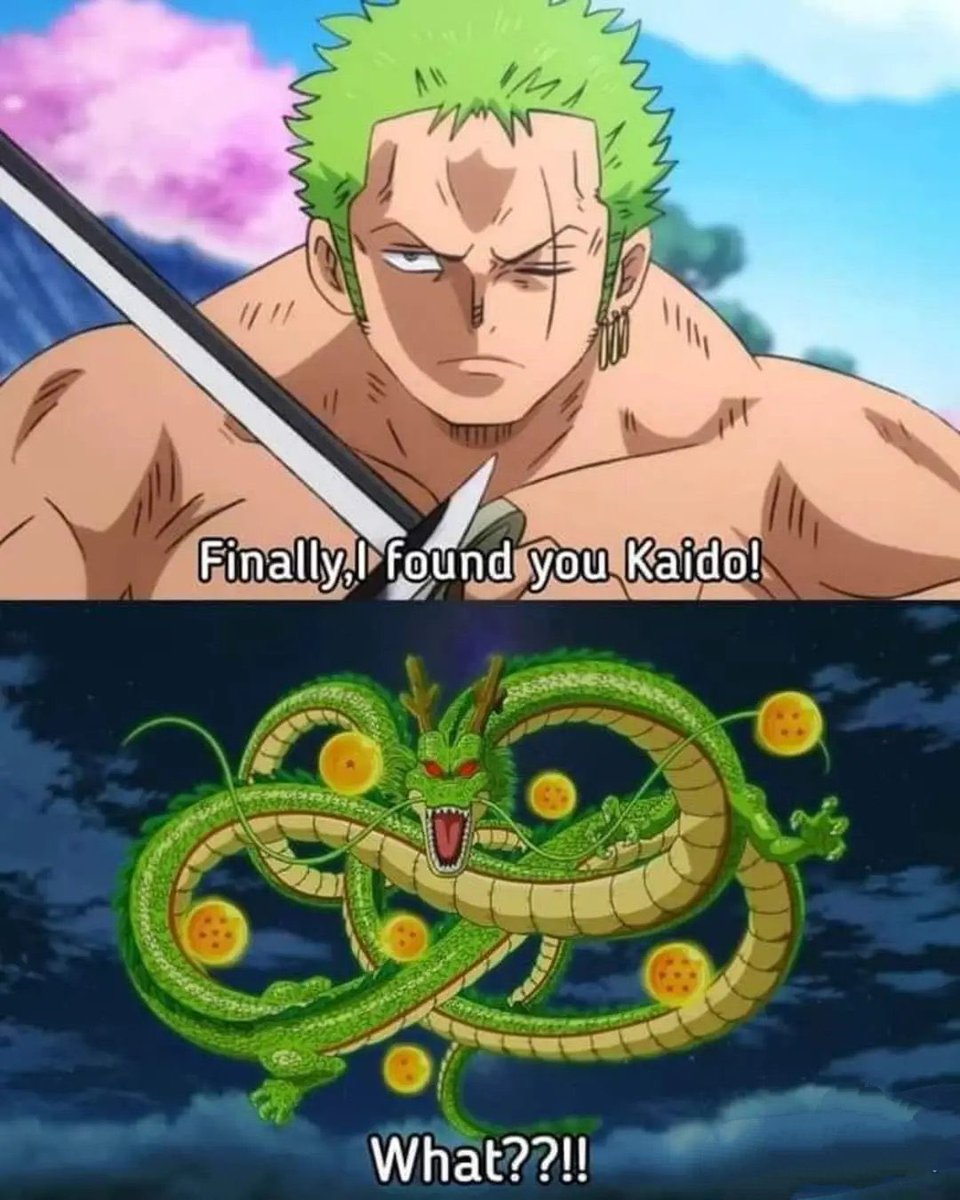 onepiecedaiIys's tweet photo. Anime : One Piece x Dragon Ball https://t.co/6XimZ6twSR