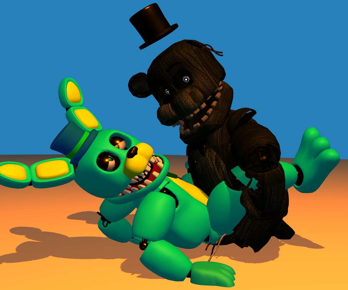 ZBonnieXD on X: Nightmare Phantom Freddy in FNaF 3! #fnaf #fnaf3