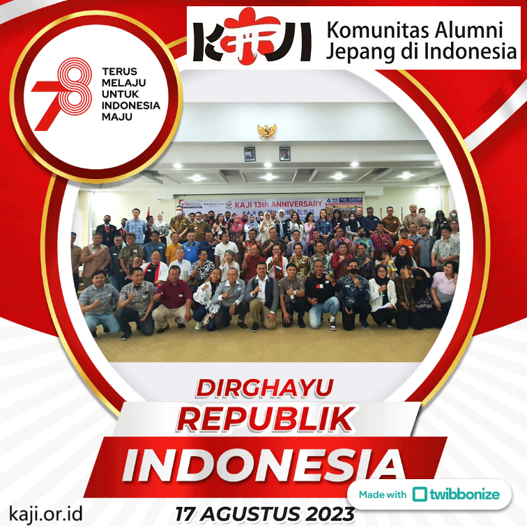 KAJISakumatsu's tweet photo. Selamat Dirgahayu Republik Indonesiaku ke-78. Merdeka !!!

本日はインドネシア共和国•独立78周年記念日です...おめでとうございます。

#hutrepublikindonesia #ke78 #17agustus2023 #merdeka #staysaveandhealthy #thankstogodforeverything https://t.co/00ozciigzn