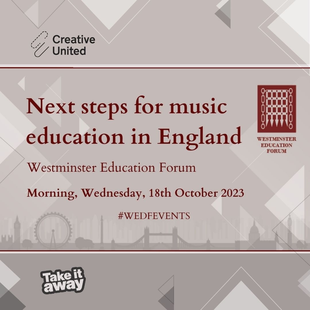 Join us & @wfpevents - Next Steps for Music Education Conference! Engage with policymakers, esteemed speakers, and our CEO Mary Alice Stack to shape the future of music education. Let's make music accessible and vibrant. westminsterforumprojects.co.uk/conference/Mus… #MusicEducation #InclusiveMusic