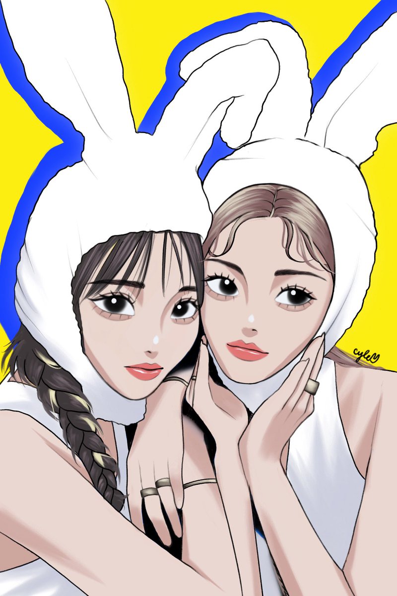 TWO RABBITS 🐰💛💙

#MAMAMOOplus #solar #moonbyul