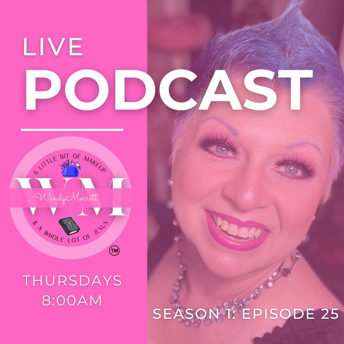 Get ready for episode 25. We are about 30-minutes to live! See you right back here at 8:00 or on YouTube!

youtube.com/live/3vS62LNGv…

#podcast #bibleverse #littlebitofmakeup #wholelotofjesus #scripturememory #scriptureverse #memoryverse #makeuptutorial #makeuplesson #womenover50