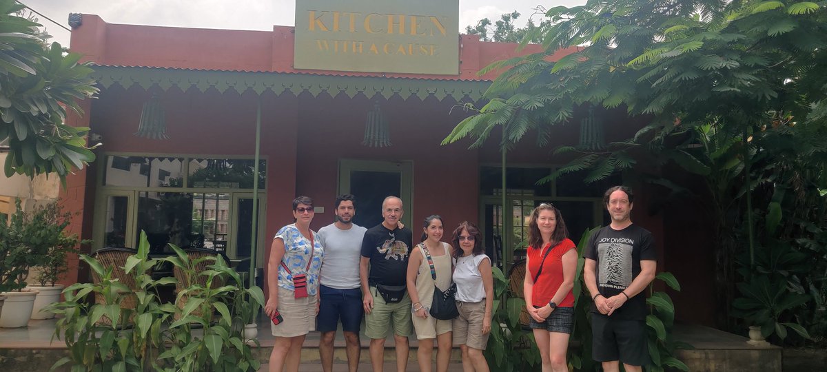 jai_GAdv's tweet photo. Supporting a great cause and initiative taken by @PlaneterraCares - #KWAC ( Kitchen with a cause ) who work with Street kids in Jaipur . A beautiful lunch with a peaceful and serene environment was a bliss and the most delicious lunch 😁🙏😊 @gadventures https://t.co/BuBEcqmVlB