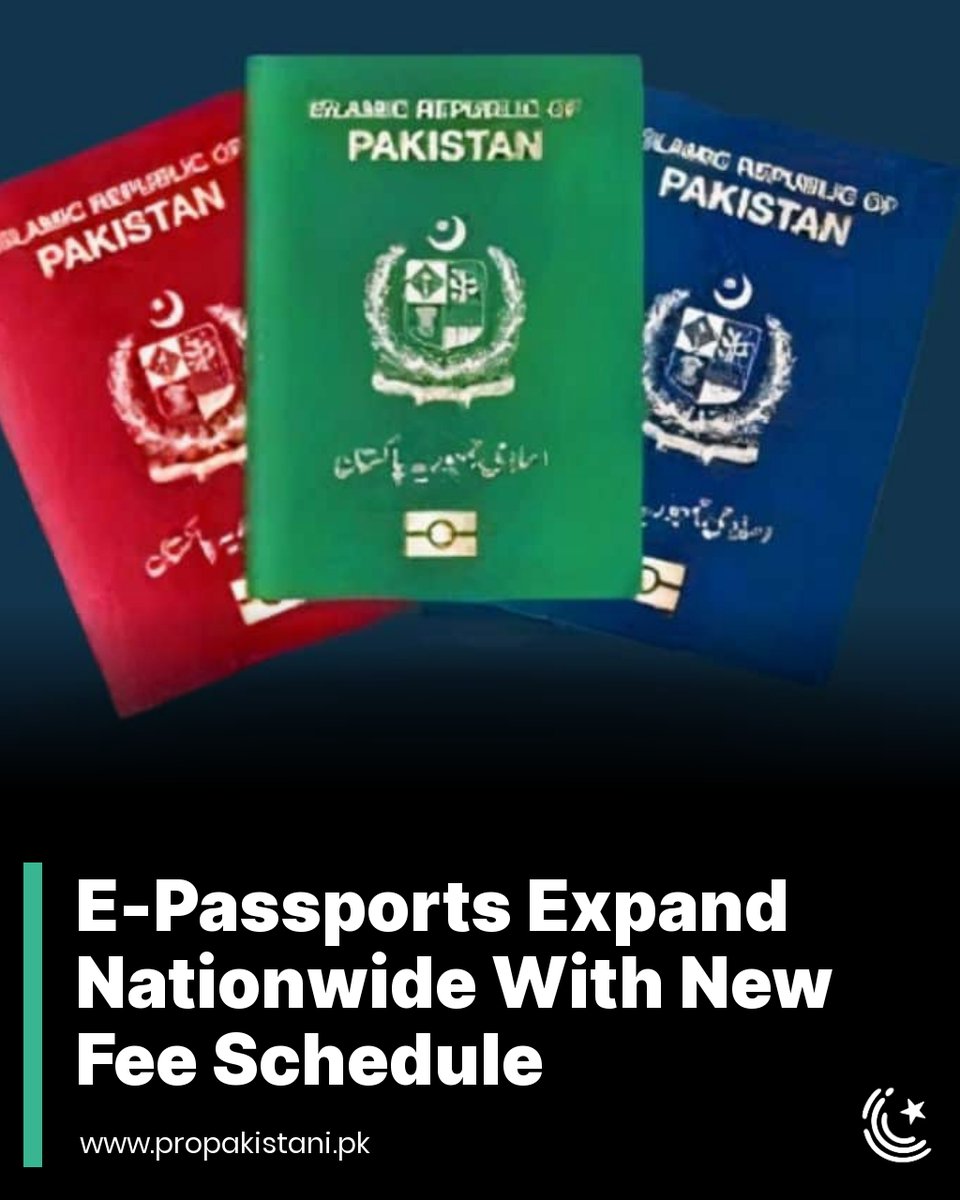 ProPakistaniPK's tweet image. Available across all passport offices, they were limited to Islamabad only at the start.

Read More: propakistani.pk/2023/08/17/e-p…

#EPassport #Pakistan #PassportOffice #OnlinePassport