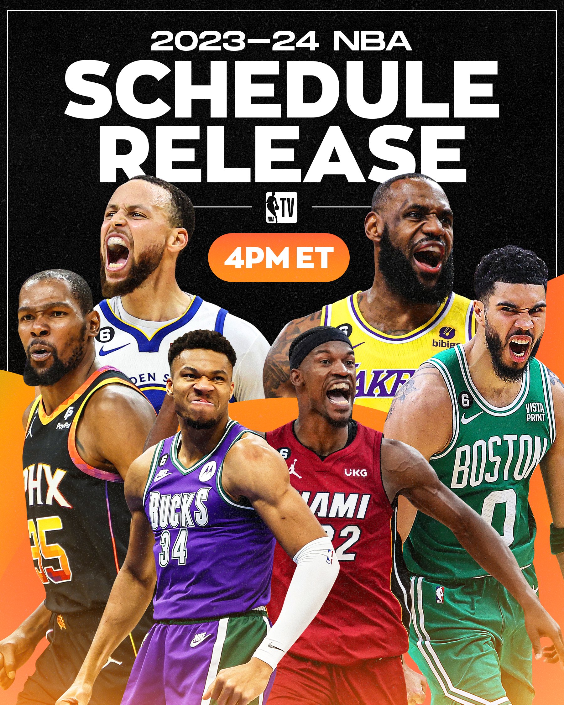 NBA releases schedule for opening night of 2023-24 season