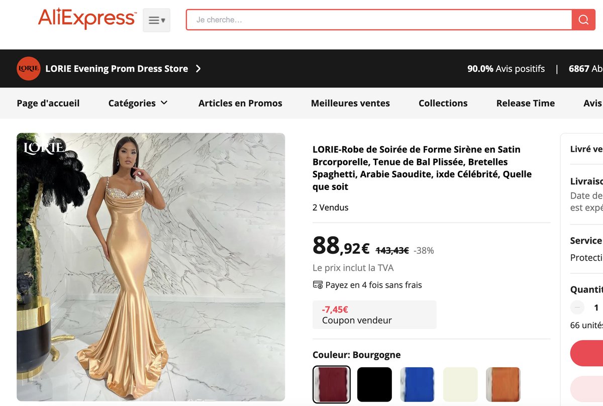 AliExpressFr's tweet photo. Merci @Maevaghennam1 de compter parmi nos fidèles clientes. https://t.co/aER6JhtXuw