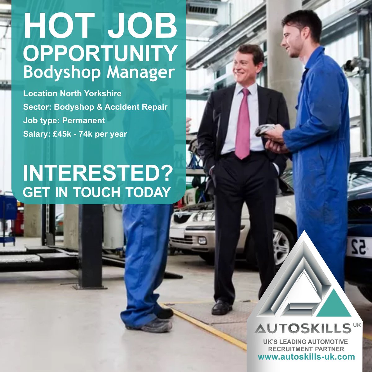 🔥HOT JOB🔥   

Bodyshop Manager  

Body shop and Accident Repair  

Salary - £45k, OTE £74k  

Location - York  

Click here to apply   buff.ly/3KLxY8O   

#automotive #yorkjobs #york #automotivejobs