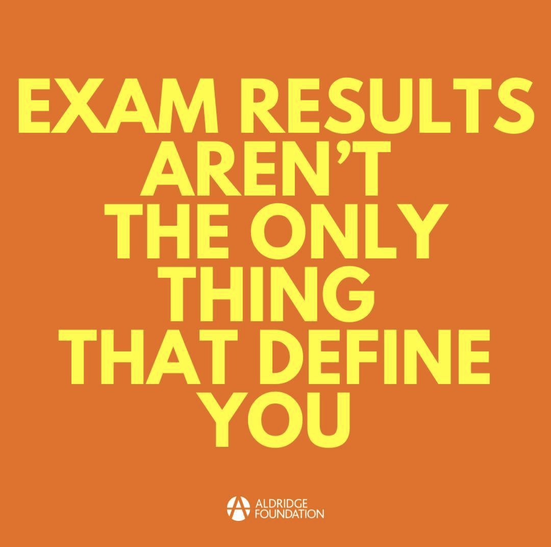 On #Alevel results day, we're re-sharing a blog written by our Founder, Sir Rod Aldridge, reminding young people that #examresults aren't the only thing that define you; no matter what results you get, you have the power to decide what steps you take next:
aldridgefoundation.com/news-item/exam…