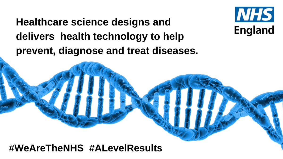 Considering a career in #HealthcareScience this #ALevelResultsDay? Find out about the various training options that can lead to a long-term, rewarding career in healthcare science including apprenticeships and undergraduate degrees👇 healthcareers.nhs.uk/explore-roles/…
 #WeAreTheNHS