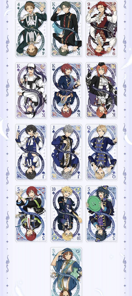 あんスタ中国 綻放トランプカード 実物動画 カードゲームは無理ですね