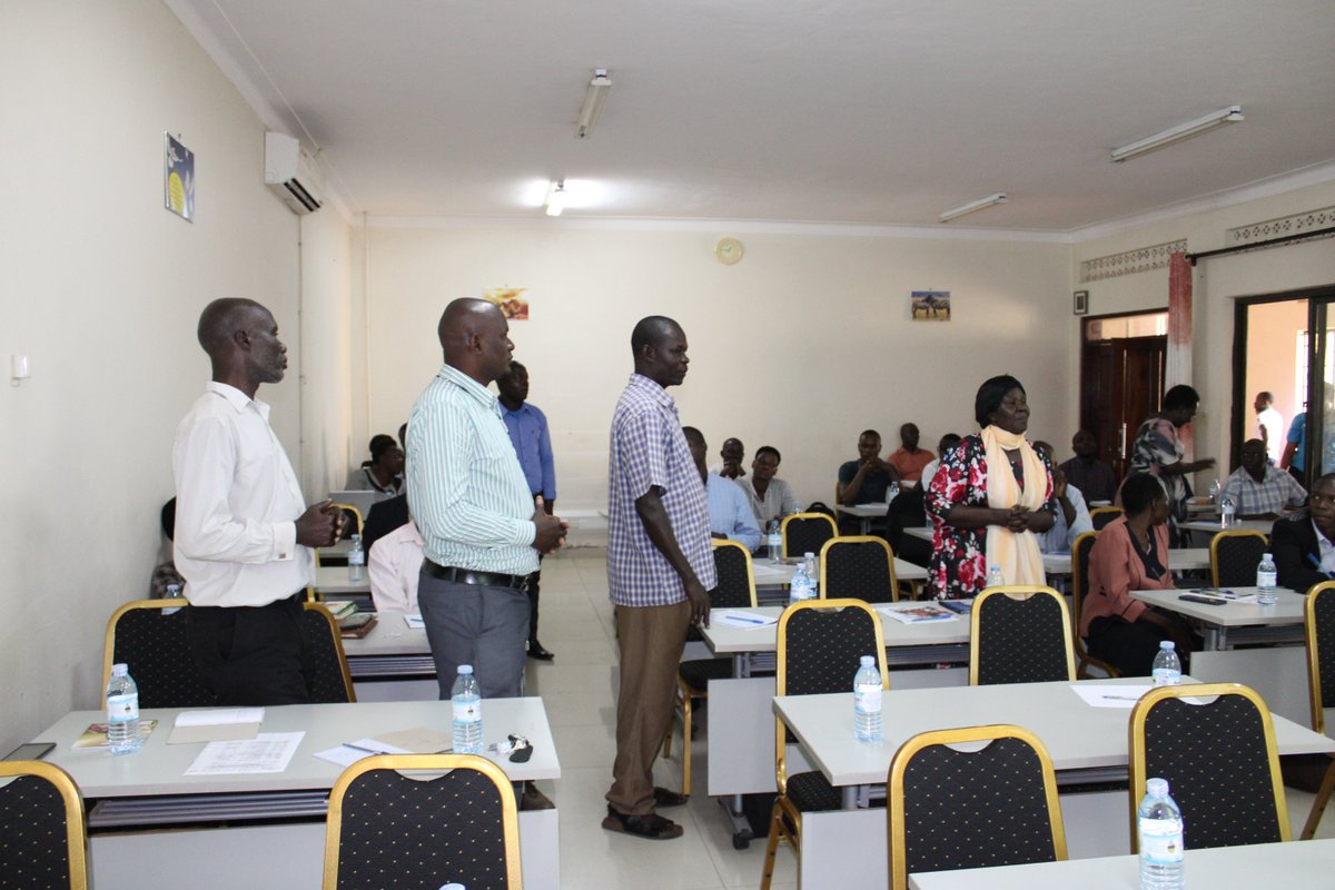 ClimateChngNarl's tweet photo. The stakeholder engagement meeting to discuss strategies for project sustainability and quality data collection @USAID @FeedtheFuture  @IITA @NaroKawanda https://t.co/eac0nM2o6C