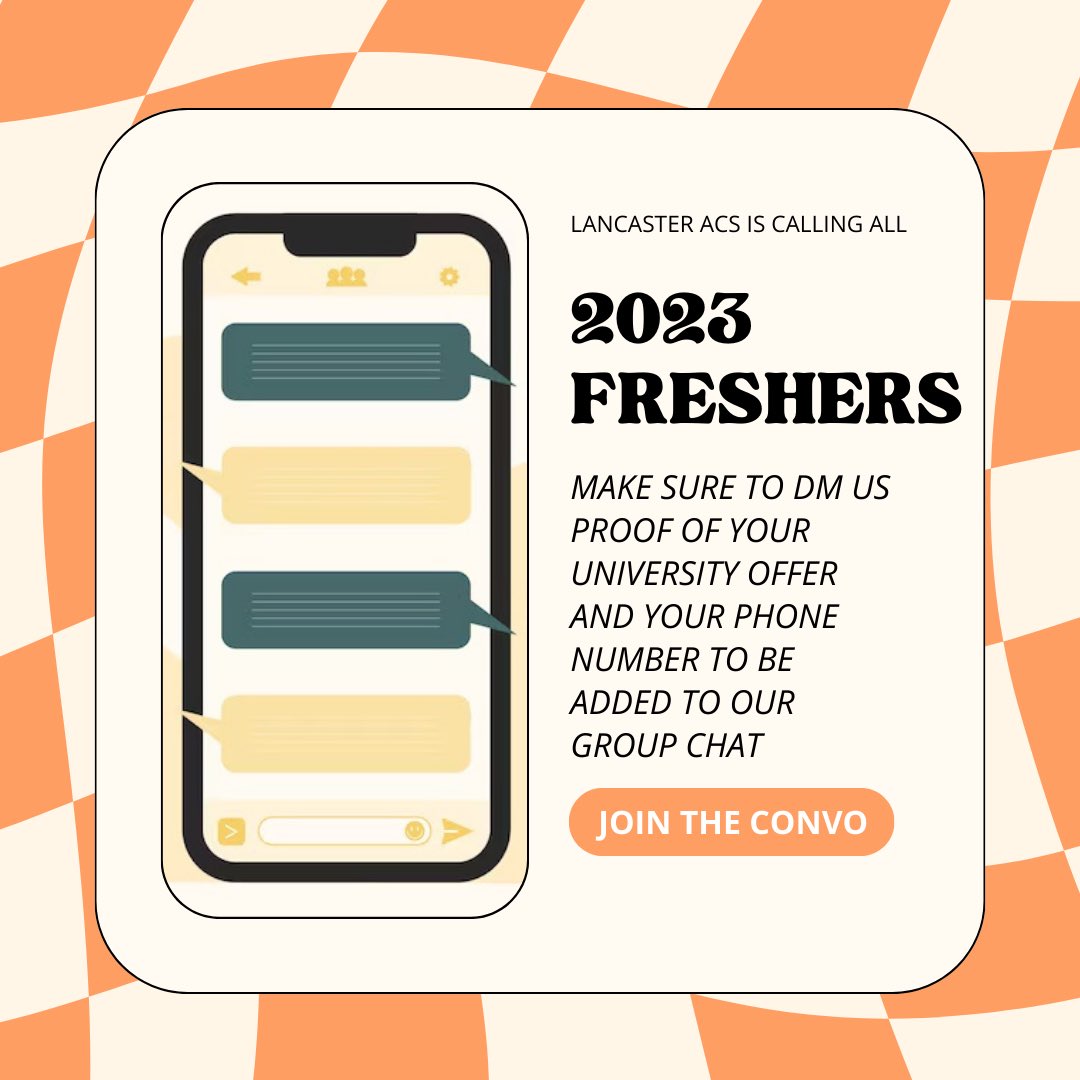 congratulations on your results everyone !! 🥳 if you’re joining us in lancaster this year make sure to join our acs freshers gc !! 

#acs #alevels #resultsday #LancasterUniversity #LancasterACS <a href="/LancasterUni/">Lancaster University</a> #alevels2023