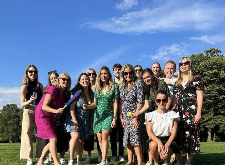 Summer in the city and the team at SCIAD made the most of the sunshine, with an evening game of rounders in Hyde Park, with plenty of striking and fielding action! #summer2023 #sporty #Fitness #teamSports