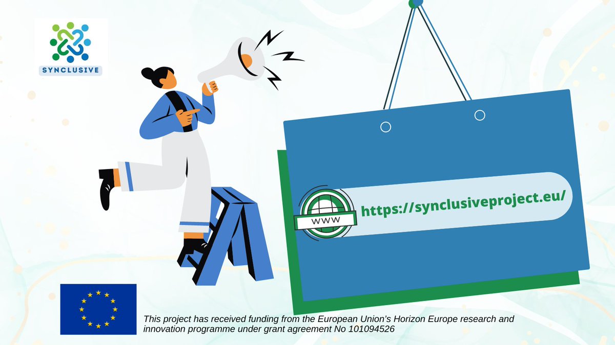🎉 Exciting News Alert! 🌐🚀

The SYNCLUSIVE project is proud to announce the launch of its official website. Discover more about our journey towards inclusivity and innovation. Explore now: synclusiveproject.eu🌐

#SYNCLUSIVE #Innovation #WebsiteLaunch #LabourMarket