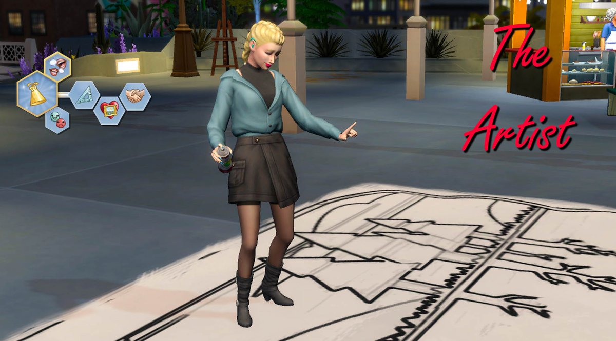 TricouC's tweet photo. 1° Sim para #ManyMen #Sims4Challenge o más bien #ManyWoman, llega nuestra artista, socialité y critica de arte, Valentina Nocturnarte; te invito a conocerla. #Sims4 #NoCC #ShowUsYourSims #SimsCreatorsCommunity #TheSimCommunity https://t.co/VEf1066aI5