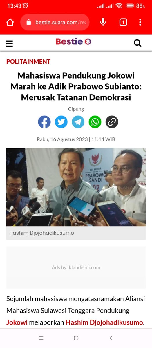 ratubadis_nando's tweet photo. Mahasiswa marah krn mereka merusak tatanan demokrasi!! 

#HasyimCatutJokowi https://t.co/0E2n99jgOR