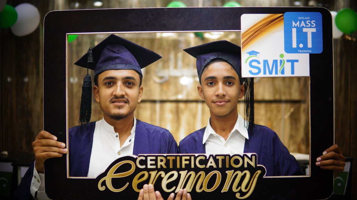 SaylaniMassIT's tweet photo. Video Animation Batch-08 Certification Ceremony.
#14thaugust2023 #saylanimassittraining #SaylaniWelfareTrust #SMIT #VideoAnimation #GraphicDesigner https://t.co/dzUPmS6SF0