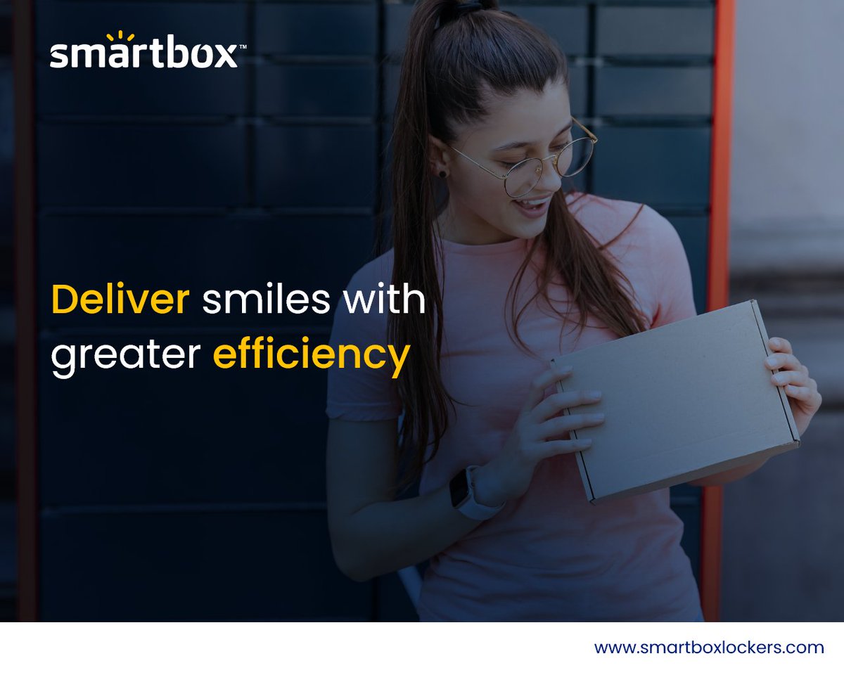 Elevate your delivery game with Smart Parcel Lockers! Say goodbye to endless miles and hello to better customer convenience. Let Smartbox do the legwork while you focus on delighting your customers. More at: smartboxlockers.com #innovation #logistics #CustomerExperience