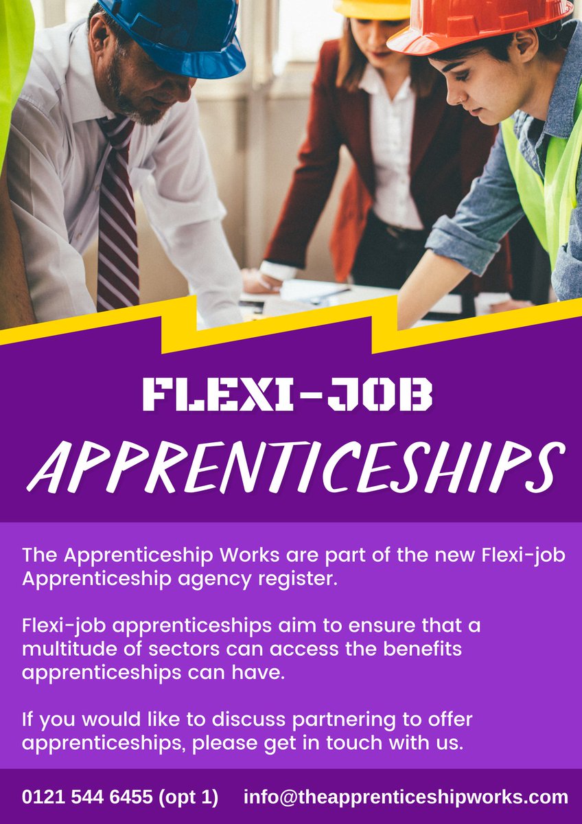Are you looking to take on an apprentice but have concerns about commitment? A Flexi-Job apprentice could be the solution for you! If you would like to discuss this with us, feel free to get in contact today! #apprentice #recruitment #employer #hire