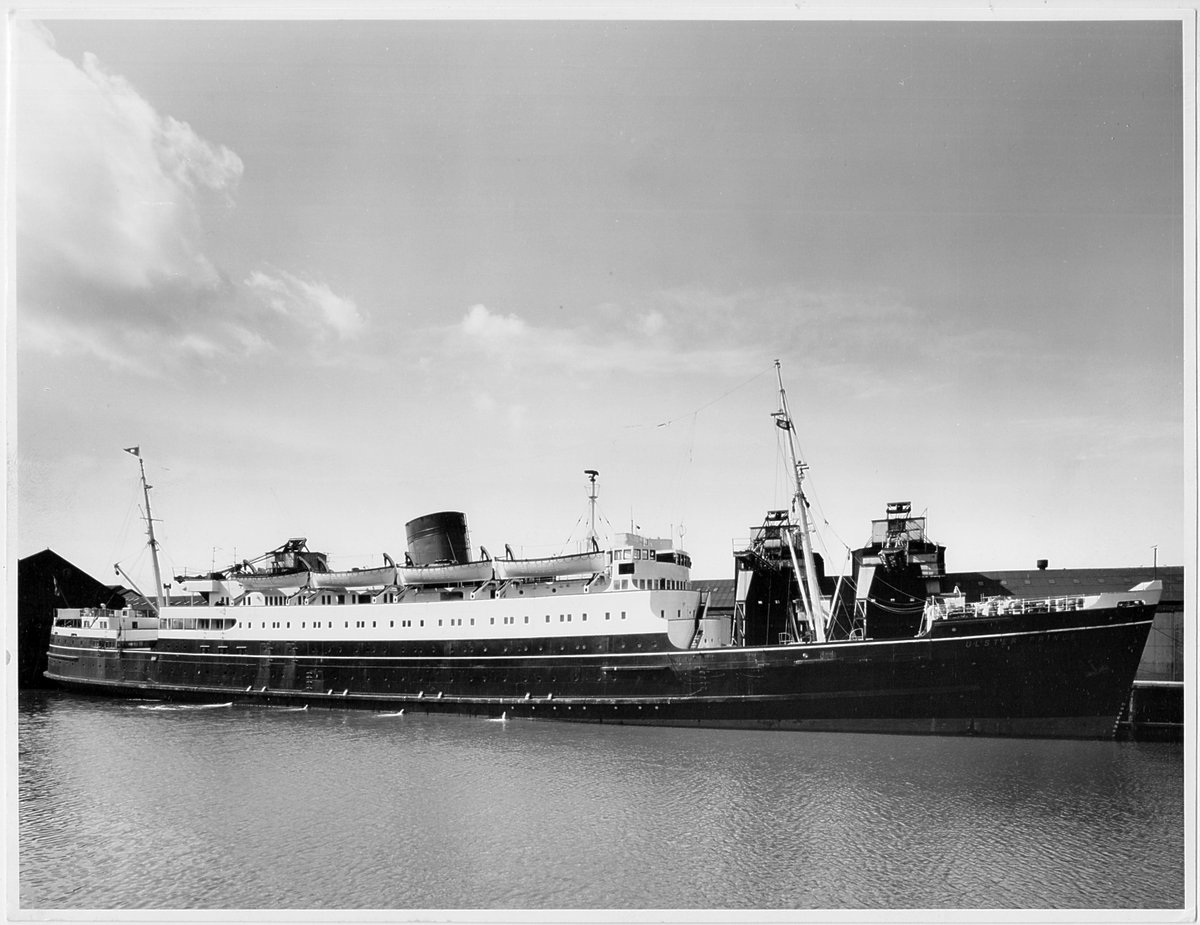 U is for Ulster Prince in our #AtoZ for #McLarenMonday Ulster Prince, formerly Leinster, was built by Harland & Wolff in 1937.