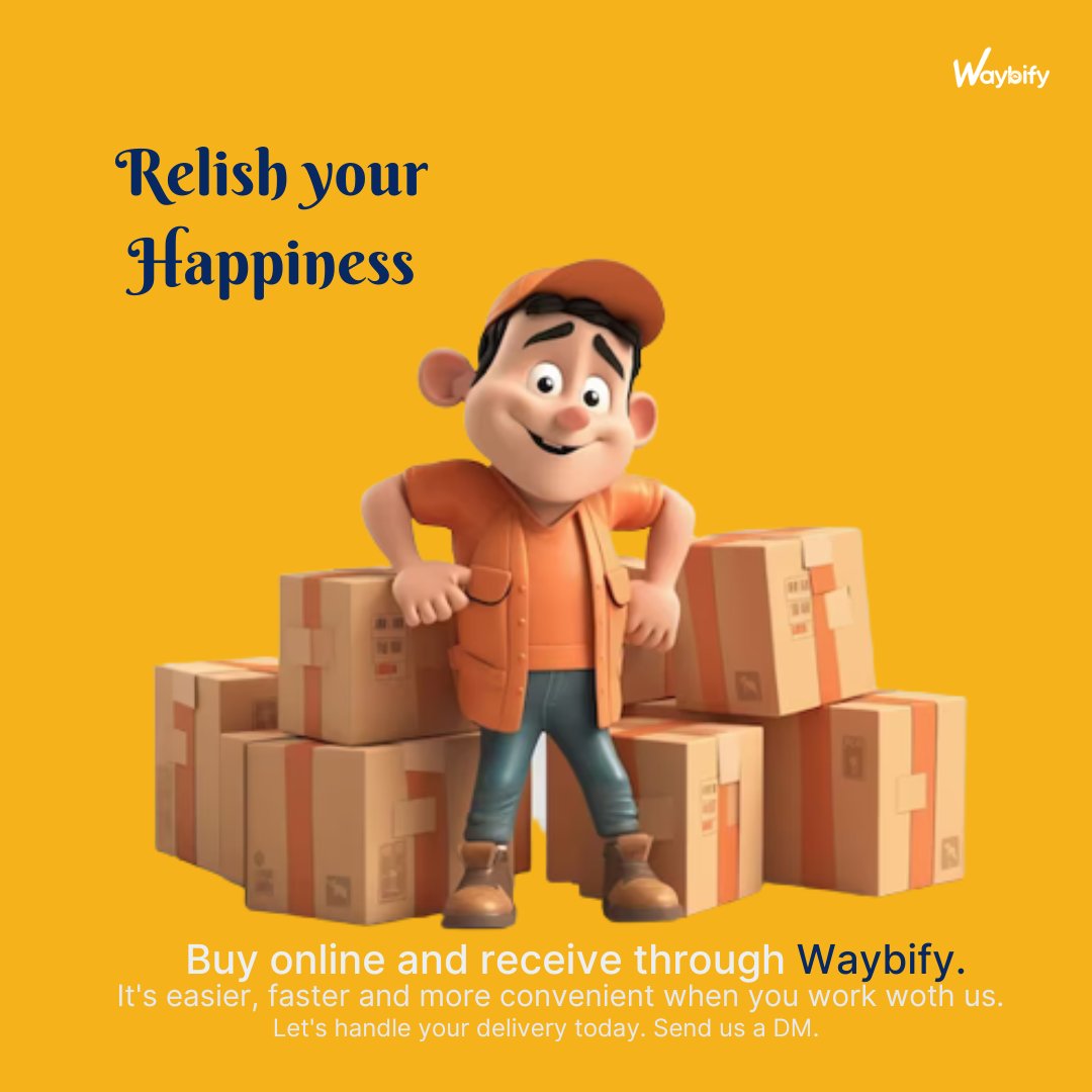 waybify's tweet photo. Why wait when you can have your package delivered through Waybify in time?
#Abuja #AbujaTwitterCommunity #Lafia #Jos #Waybify #Logistics https://t.co/yrf1M6K4tt
