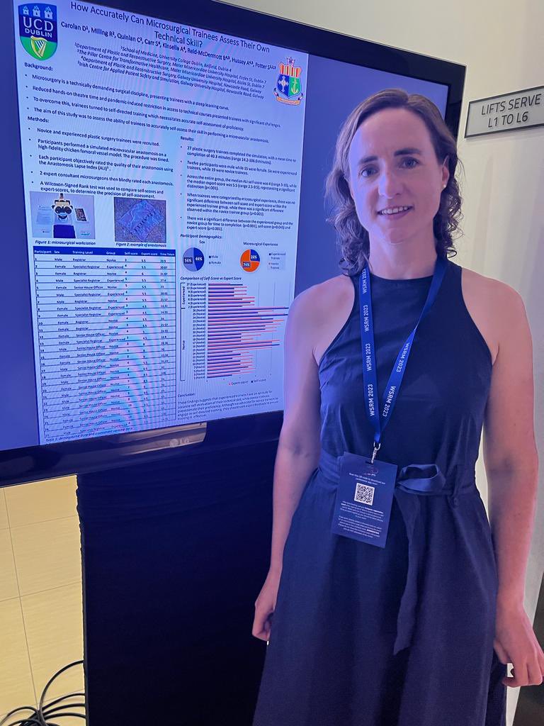 Fantastic to see @UCDMedicine represented at #WSRM2023 in Singapore this week. Congratulations @dcarola91 on your hard work 👩🏽‍💻🔬🇮🇪