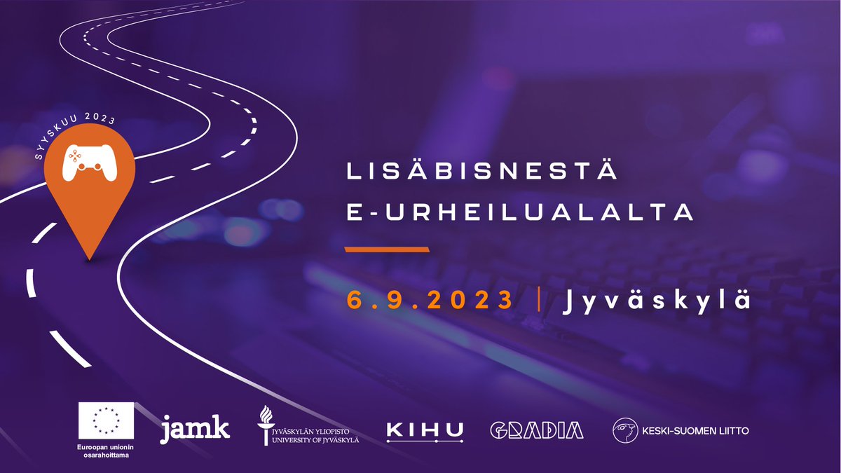 JamkGamePit's tweet photo. Keski-Suomen e-urheilun osaamiskeskittymän eka verkostotilaisuus järjestetään 6.9.2023 GamePit Prolla! 🔥
Alasta kiinnostunut paikallinen toimija, liity mukaan osaajien verkostoon ja ilmoittaudu mukaan tapahtumaan. Linkki kommenteissa! 👉🏻
#jamkgamepit #KSEOK #EAKR @JAMK_fi https://t.co/IndxMafNU3