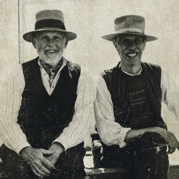 What a wonderful photograph of Peter Brehaut and Lloyd Robilliard, local heroes of preserving Guernsey’s heritage, currently through their show ground exhibition of 100yrs of The West Show. 📸 Sophie Rabey, Guernsey Press @GuernseyPress @WestShowGuernse