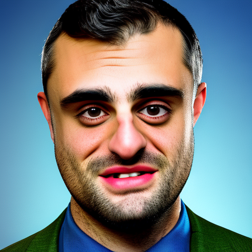 ryanbomzer's tweet photo. @garyvee Gary, AI made a version of you and I - Please can we make this a @veefriends character 📷 https://t.co/ZMHm6XwWXu